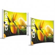 Centro stand Oval 3 Panel