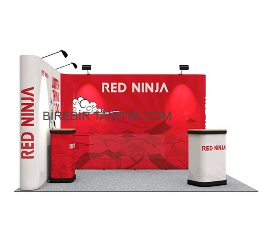 Örümcek Stand L Köşe Corner 3x4 Panel