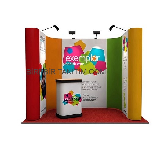 Pop Up Stand U Köşe Corner 1x2x1 Panel Pop Up Stand U Köşe Corner 1x2x1 Panel