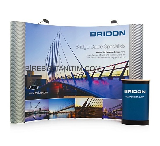 Pop Up Stand Oval Görsel Değişim 3×5 (5 Panel) Pop Up Stand Oval Görsel Değişim 3×5 (5 Panel)