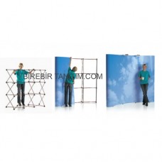 Pop Up Stand Oval 3x5 / 5 Panel
