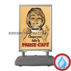 Kaldırım Panosu Su Geçirmez - Su Tabanlı Poster Pano B2 500X700 MM