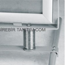 Kaldırım Panosu T Ayaklı Pano Su Geçirmez B2 500X700 MM